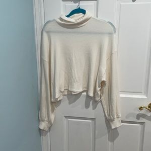 Hollister cropped sweater